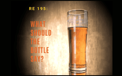 RE 195: What Should the Bottle Say?