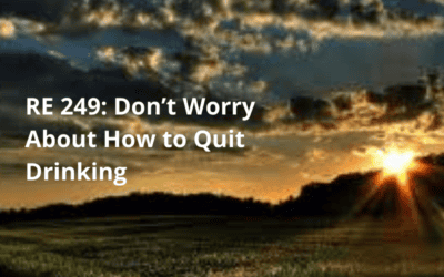 RE 249: Don’t Worry About How to Quit Drinking