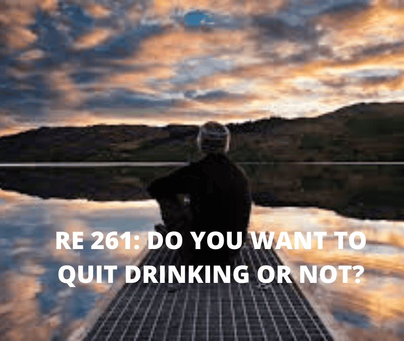 RE 261: Do You Want to Quit Drinking or Not?