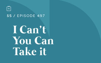 RE 497: I Can’t – You Can – Take it